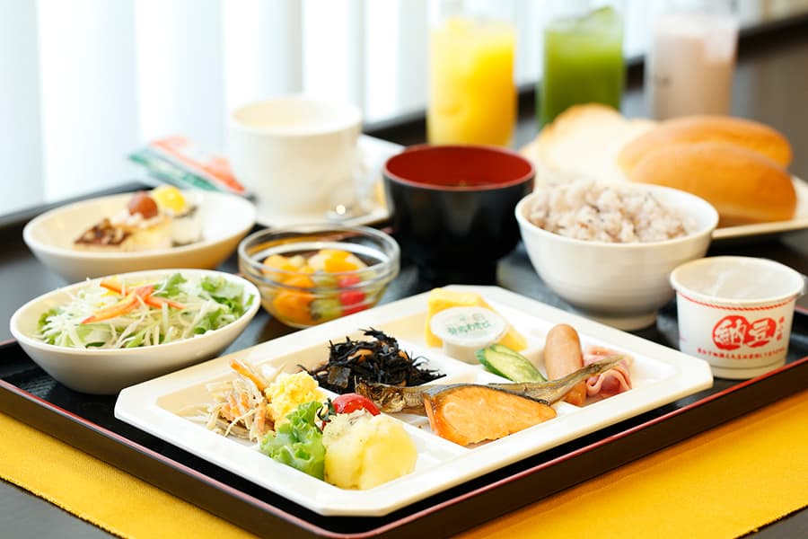 川根温泉ホテルの朝食の写真